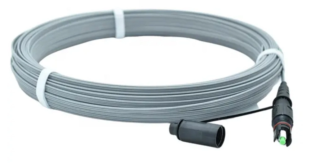 IP67 Mini Sc FTTH Fiber Patch Cord 5mm or 5*2mm 70m LSZH Black Waterproof Fiber Patch Cords Pigtails Mini Sc/APC Sc/Upc Optitap Fiber Optic Patch Cord Cable