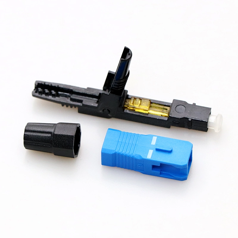 High Quality Fiber Optic Connector Sc/APC Fast Connector Fiber Optic Equipment for FTTH Network