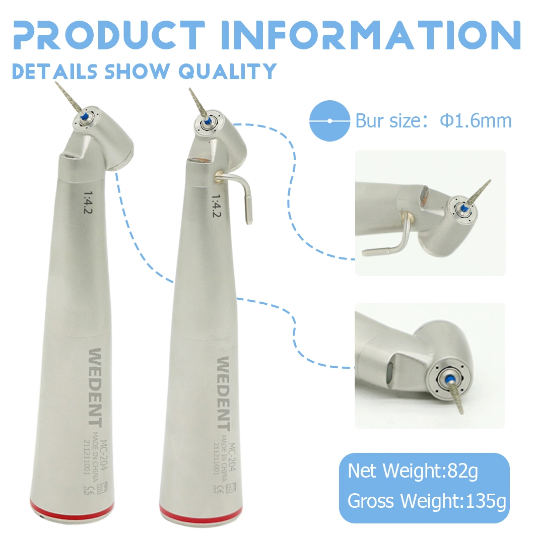 Dental Equipment with Fiber Optic 1: 4.2 Surgical Increasingcontra Angle