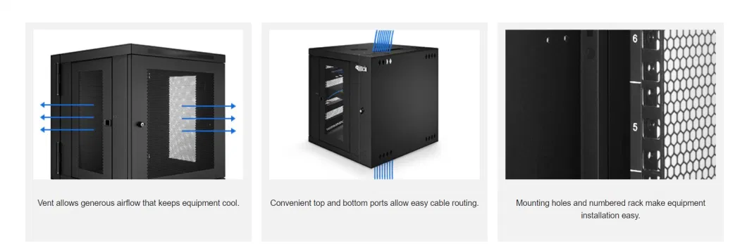 FTTH Fiber Optic 1.5mm Outdoor Wall Mounted 180 Hinge Design Optical Distribution Cabinet