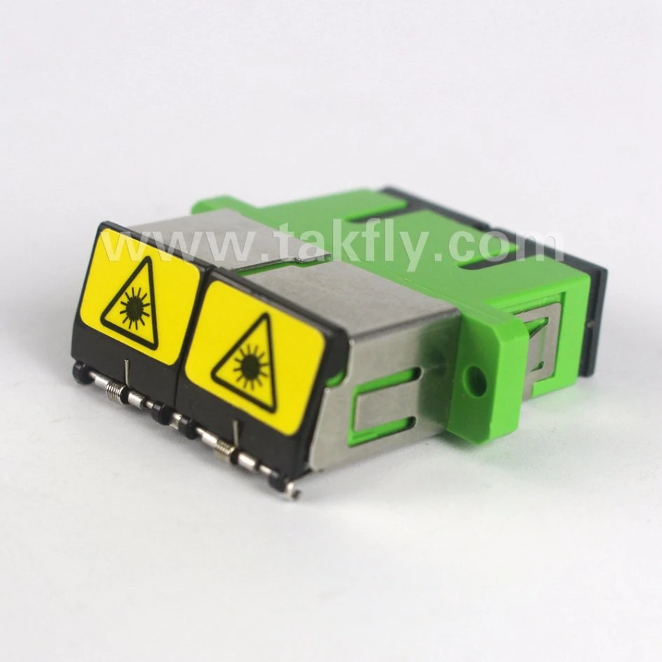 Sc/APC Duplex Shutter Fiber Optical Adapter