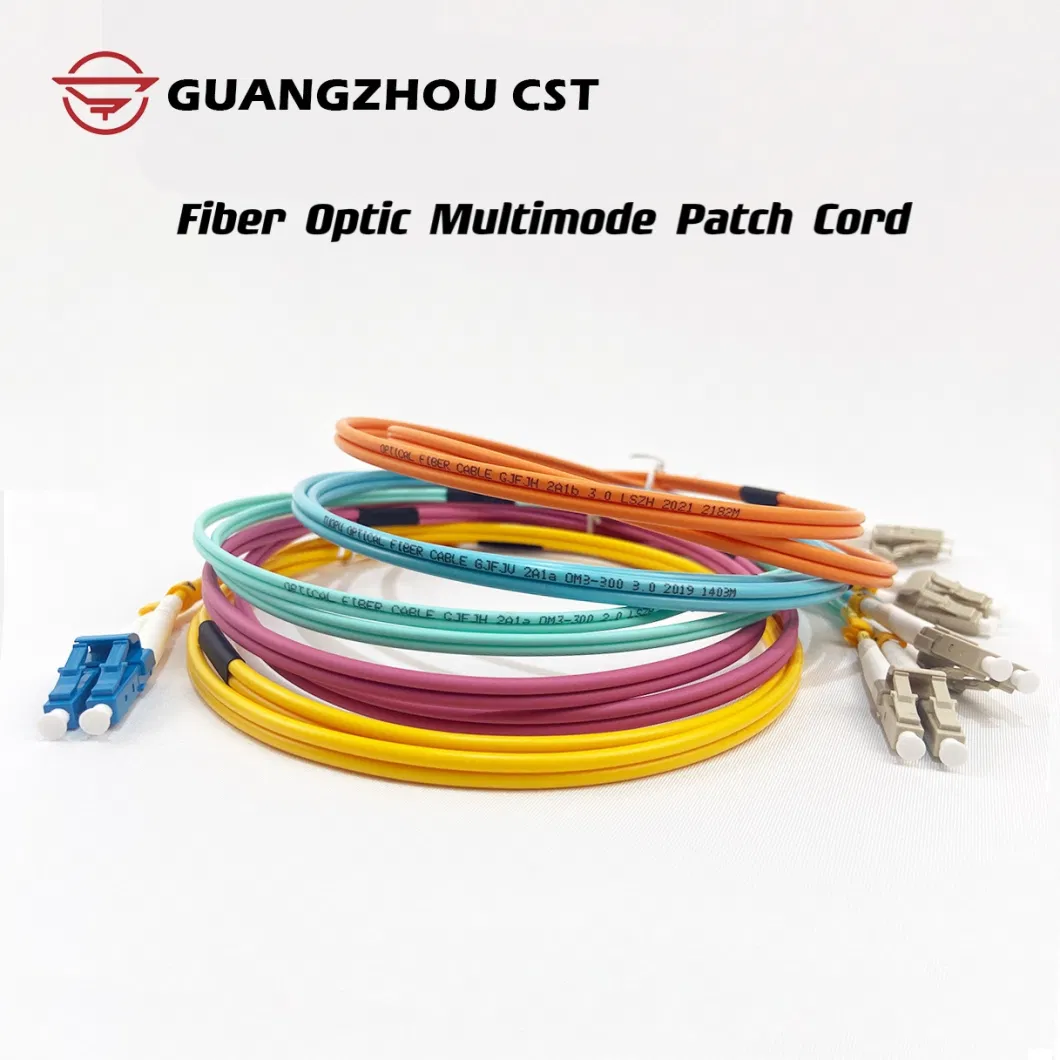 Om 2 Om3 Fiber Optic Patch Cord Multimode Jumper Om4 Optical Fiber Cable LC/Upc Connector LSZH Sc/Upc Connector