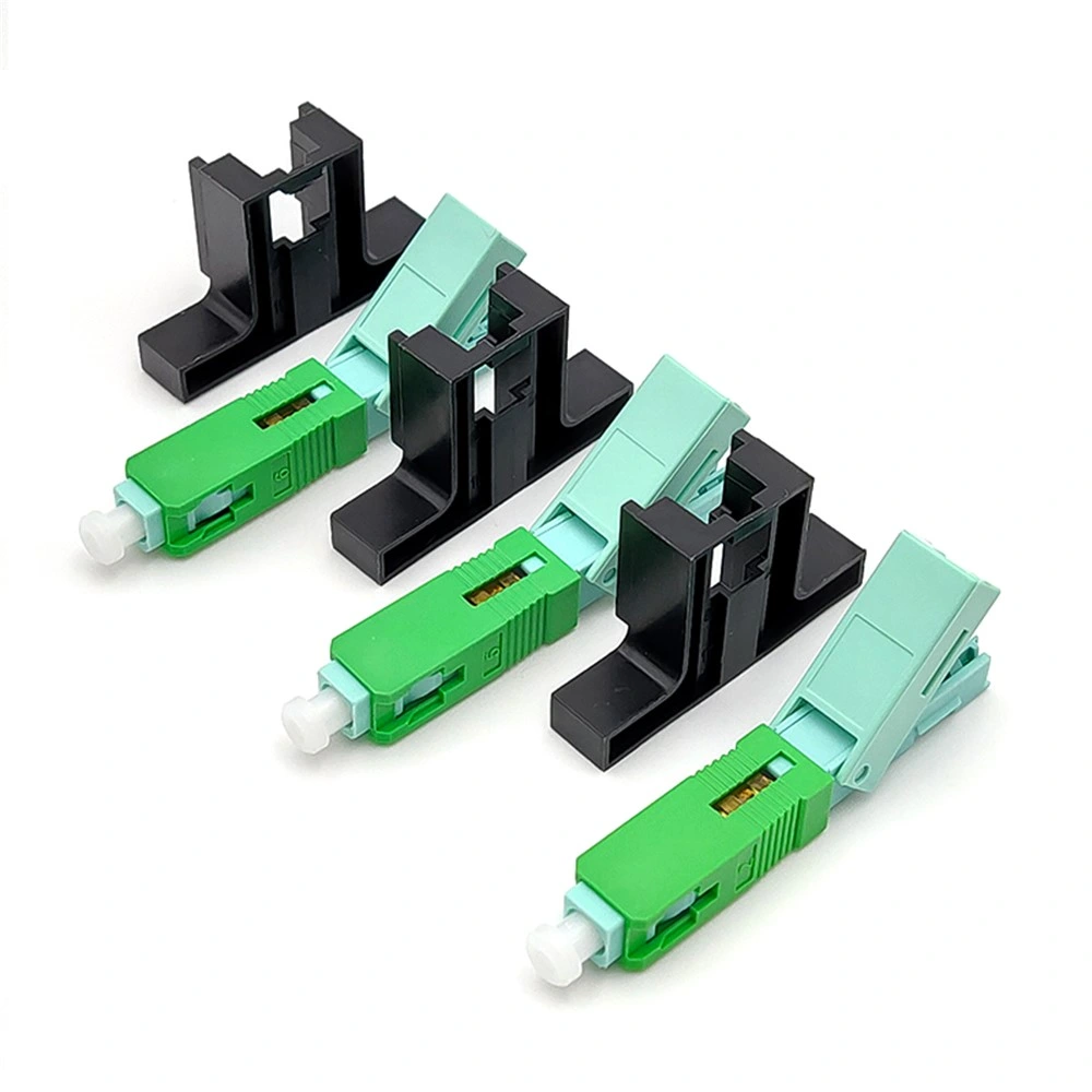 FTTH Sc APC Optic Fiber Fast Connector Sc/APC Quick Assembly Connector Aircraft Gland Type Sc Fiber Optical Quick Connector