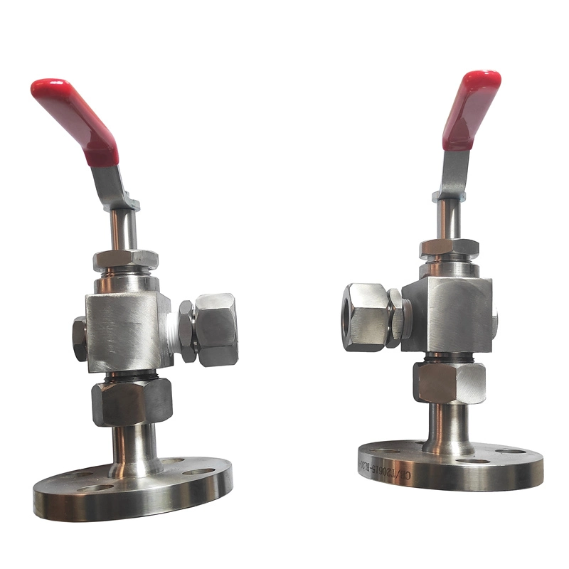 Quick Close Gauge Valve for Glass Level Gauge Flange Connection Cock Valve