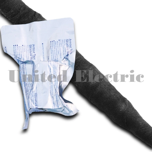 UEAC100 Armourcast Resin Structural Material Fiberglass Knit Fabric Strip / Tape