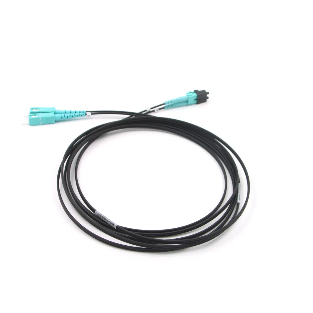 Sc-LC Om3-150 Duplex Fiber Optics Patch Lead with 6 Meters