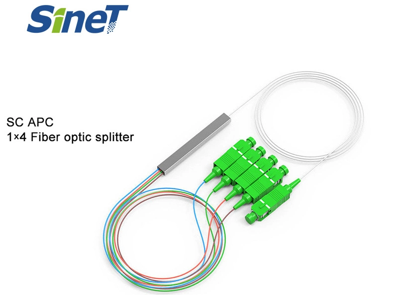 Optic Fiber Steel Tube 1*N 2*N N 2 4 6 8 12 16 32 64 Micro Type PLC Splitter Sc APC / Upc FTTH Fiber Splitter