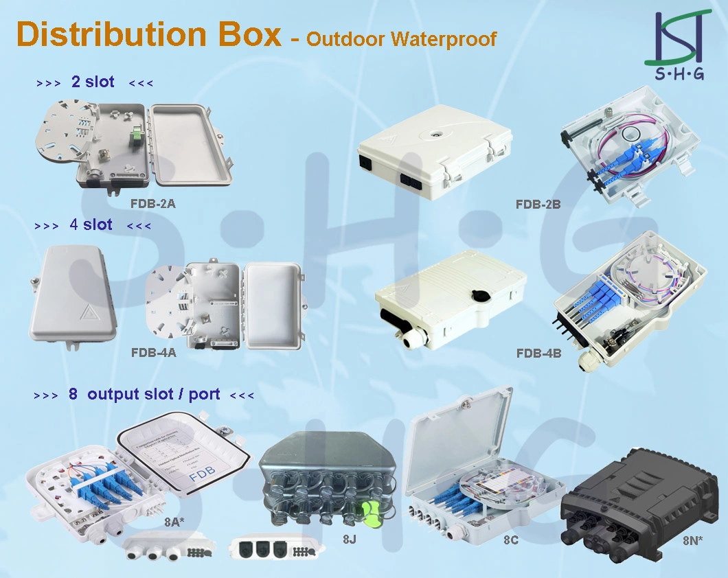 24 Core Splices Fiber Optic Distribution Box