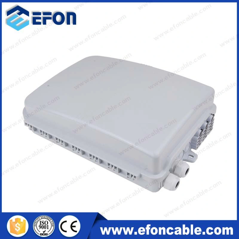 Fdb FTTH 24 Core White Black Fiber Optic Termination Box with Gland (FDB-024A)