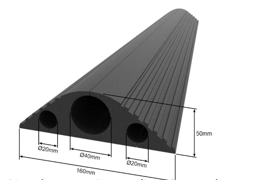 Factory Direction Price OEM Rubber Floor Cable Cover Mat