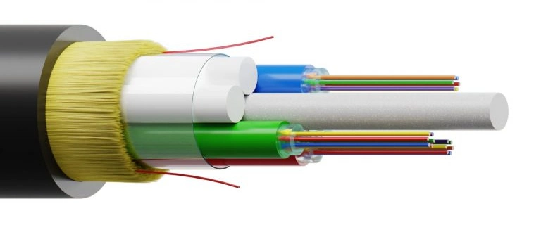 Factory Produce Fiber Optic Cable ADSS 6 12 24 48 Core Outdoor Fiber Optic Cable for Areial Use