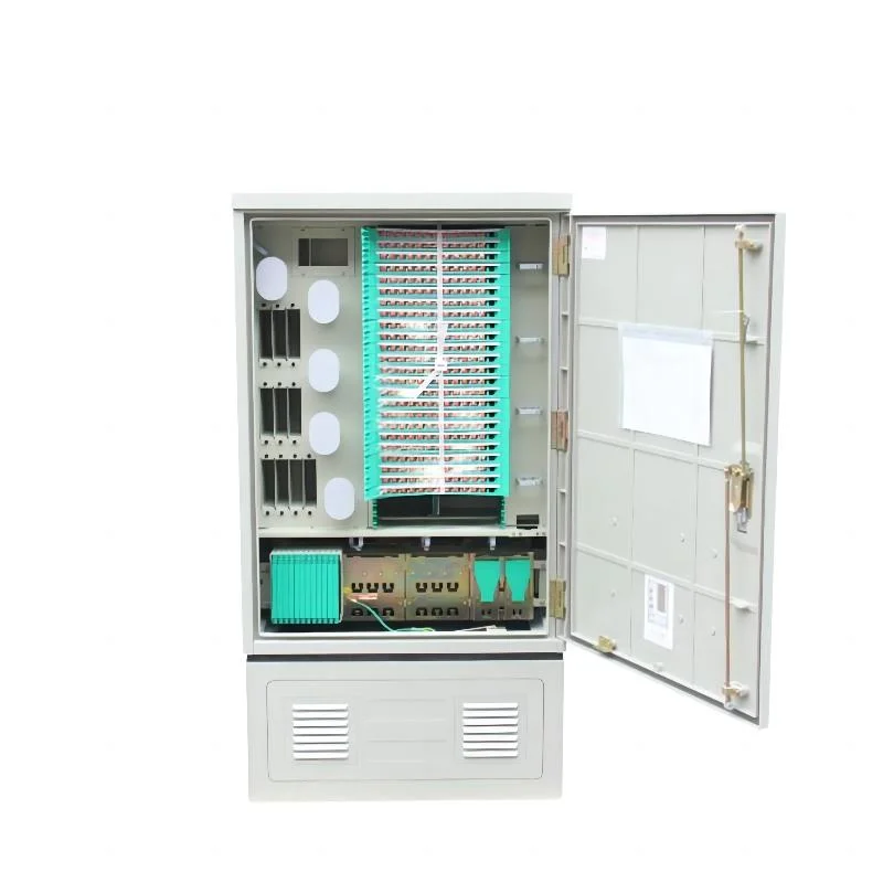 144 288 567 Core Fiber Optic Cross Connect Distribution Cabinet