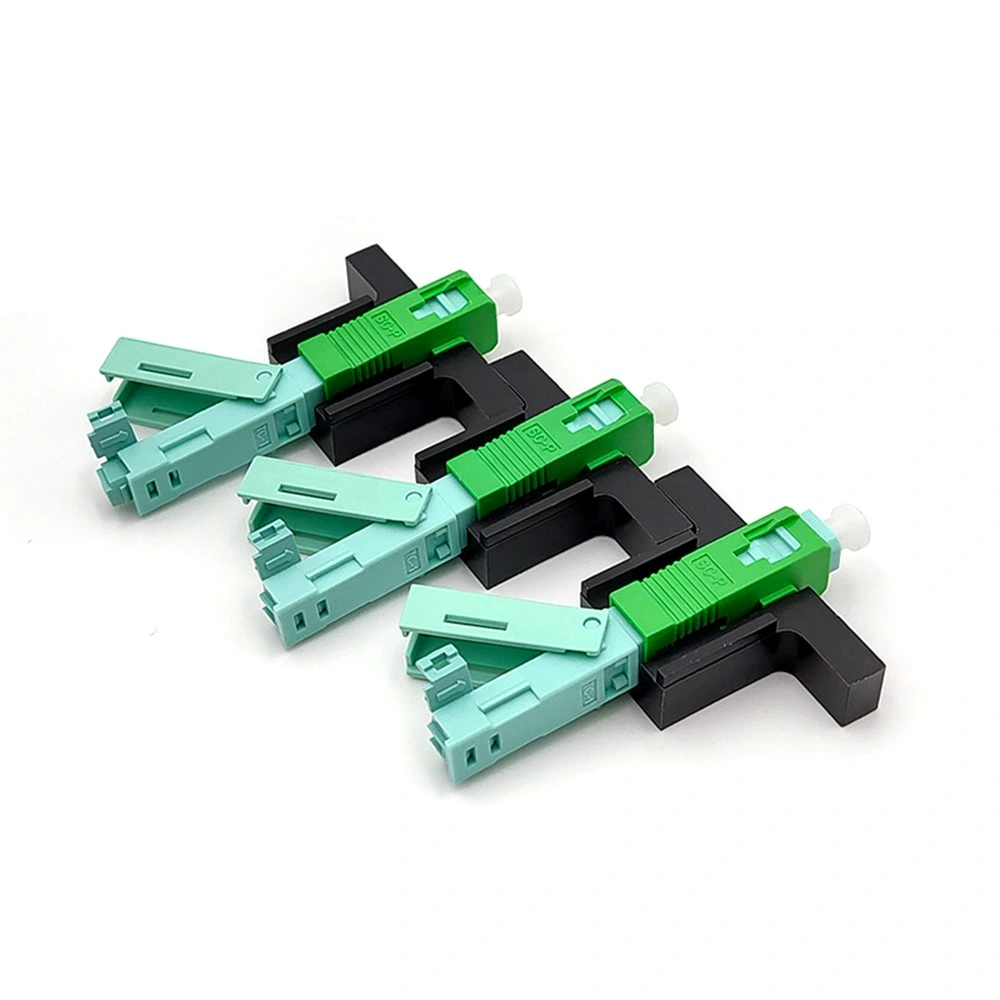 FTTH Sc APC Optic Fiber Fast Connector Sc/APC Quick Assembly Connector Aircraft Gland Type Sc Fiber Optical Quick Connector