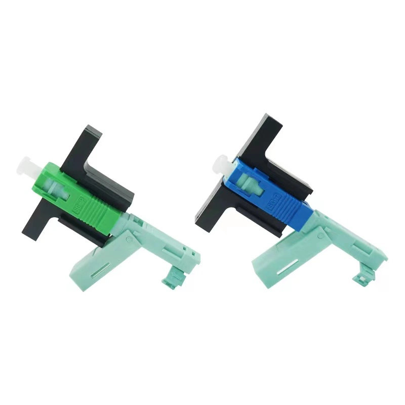 FTTH Aircraft Gland Type Sc APC Quick Assembly Connector Sc/APC Fiber Optic Quick Connector Sc Optical Fiber Fast Connector