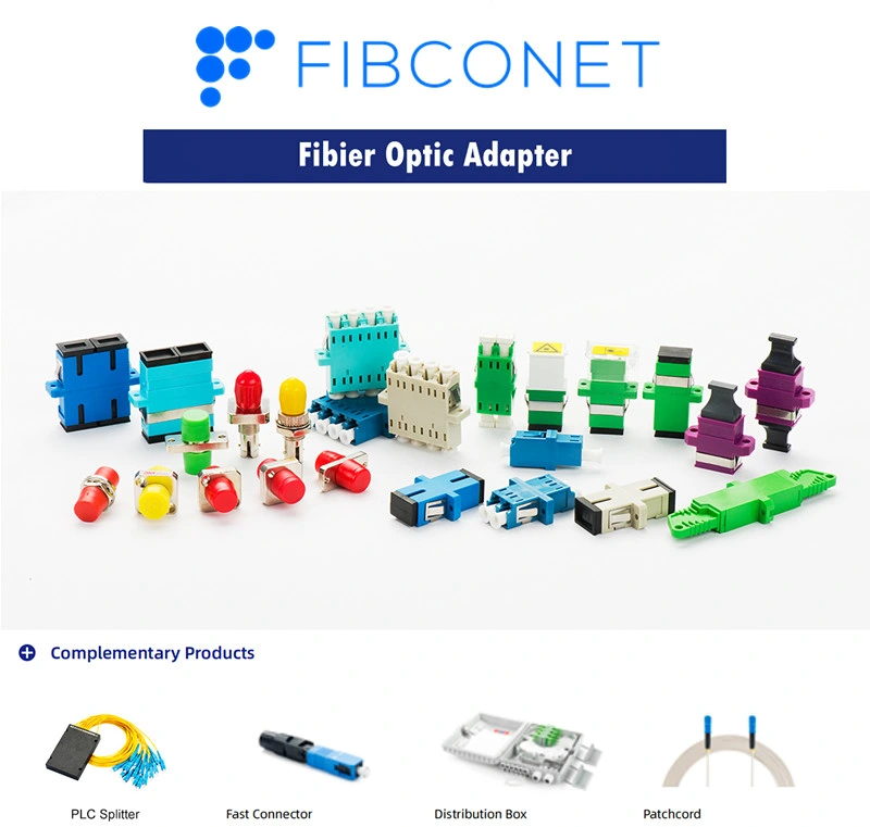 New Design Inner Shutter Fiber Optic Adapter with Sc/APC