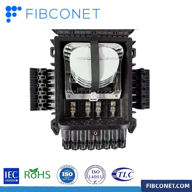 FTTH Wall/Pole Mounted Waterproof Outdoor/Indoor Plastic Optical Fiber Optic Junction Box