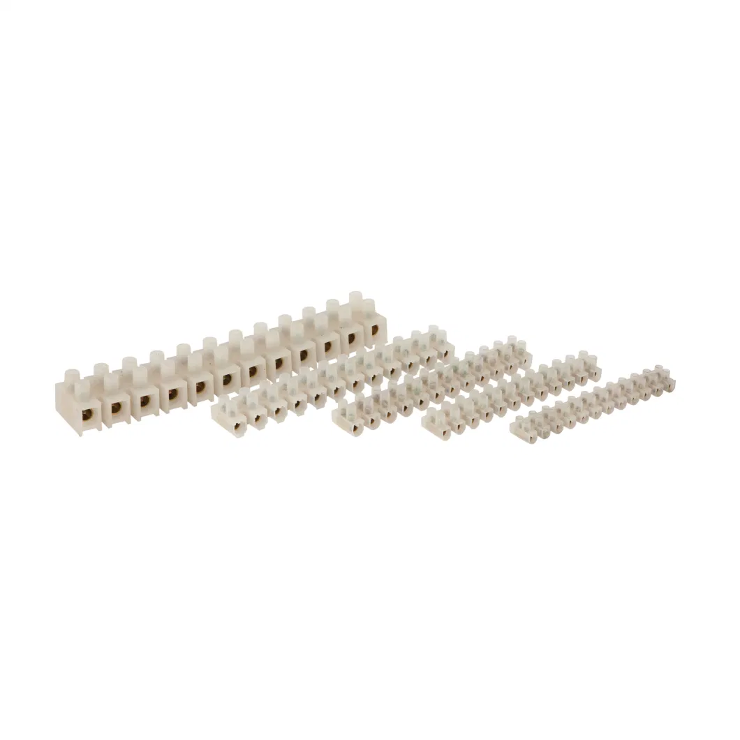 Good Quality Plastic PE 12 Pole Teminal Block Electrical Terminal Strip