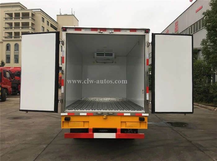 Diesel Engine Isuzu Refrigerated Truck Freezer Container Body Cargo Box for Food Transport