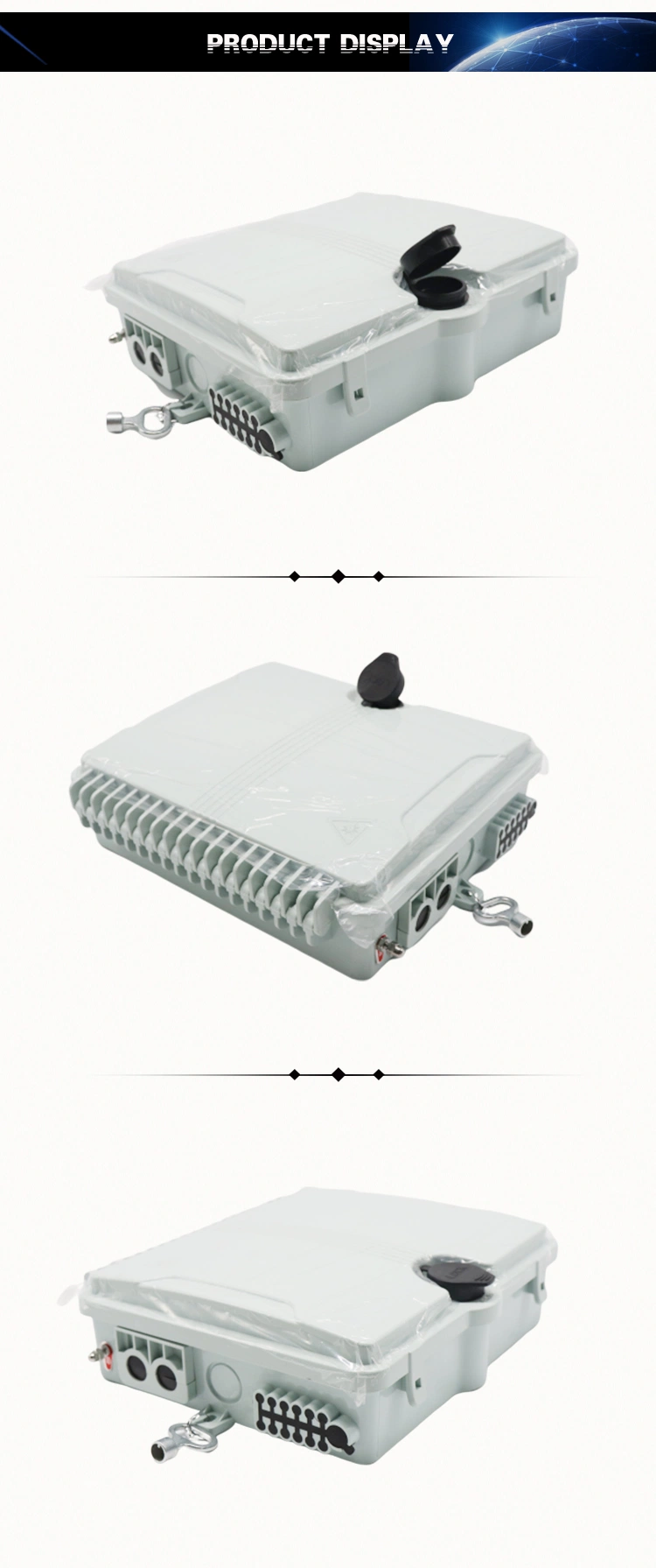 FTTH Indoor 4 Port Sc/LC/St Micro ODF Optical Fiber Termination Box