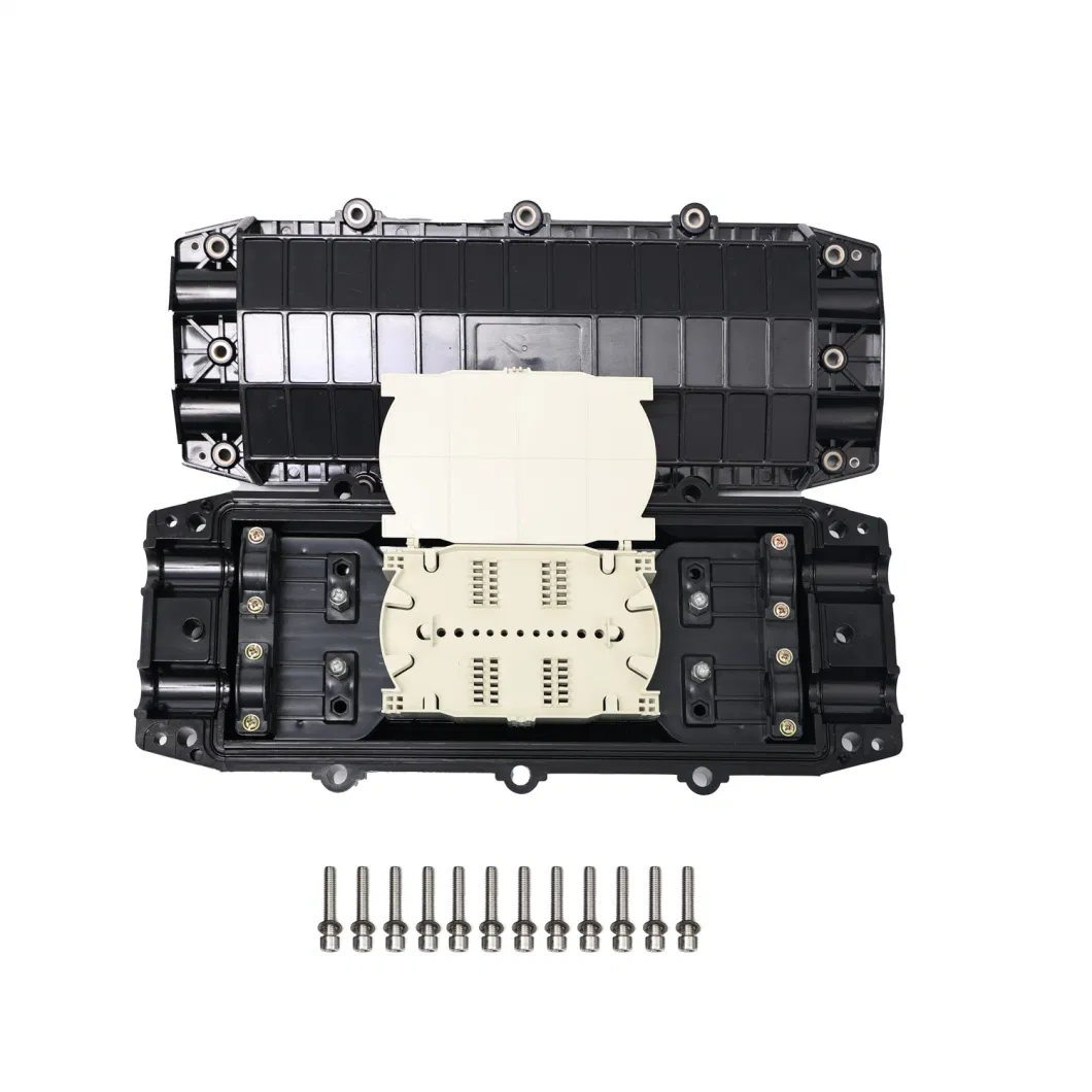 Fiber Optic Cable Splice Connection Box Plastic Splice Enclosure Closure Joint Box