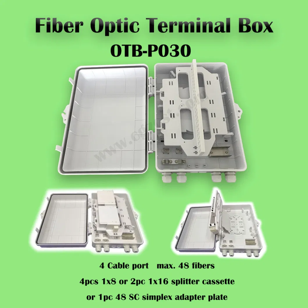 Supply FTTH 48core Fdb Fiber Optic Termination Box Fiber Junction Box Price for Fiber Distribution and Connection