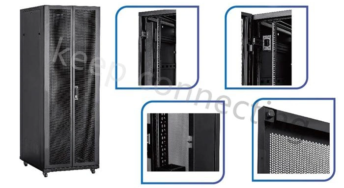 Fiber Optic Cross Connect Telecom Server Rack 19inch 4u-42u Distribution Network Cabinet