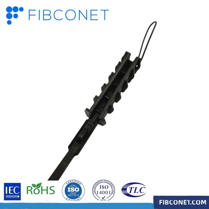 FTTH Drop Cable Clamp Hardware Overhead Cable Clamp Optical Flat Type Hook