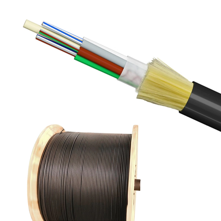 Factory Produce Fiber Optic Cable ADSS 6 12 24 48 Core Outdoor Fiber Optic Cable for Areial Use