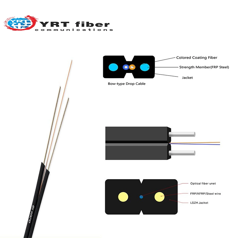 Supply Gjxh1-Core 2-Core 4-Core Broadband Home Optical Fiber Cable