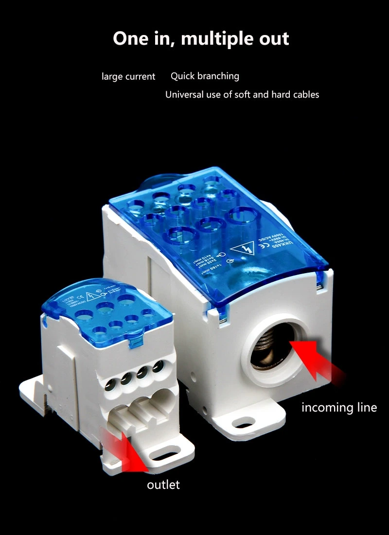 Cable Connector Ukk80 Single Pole Junction Box One in Six out Terminal