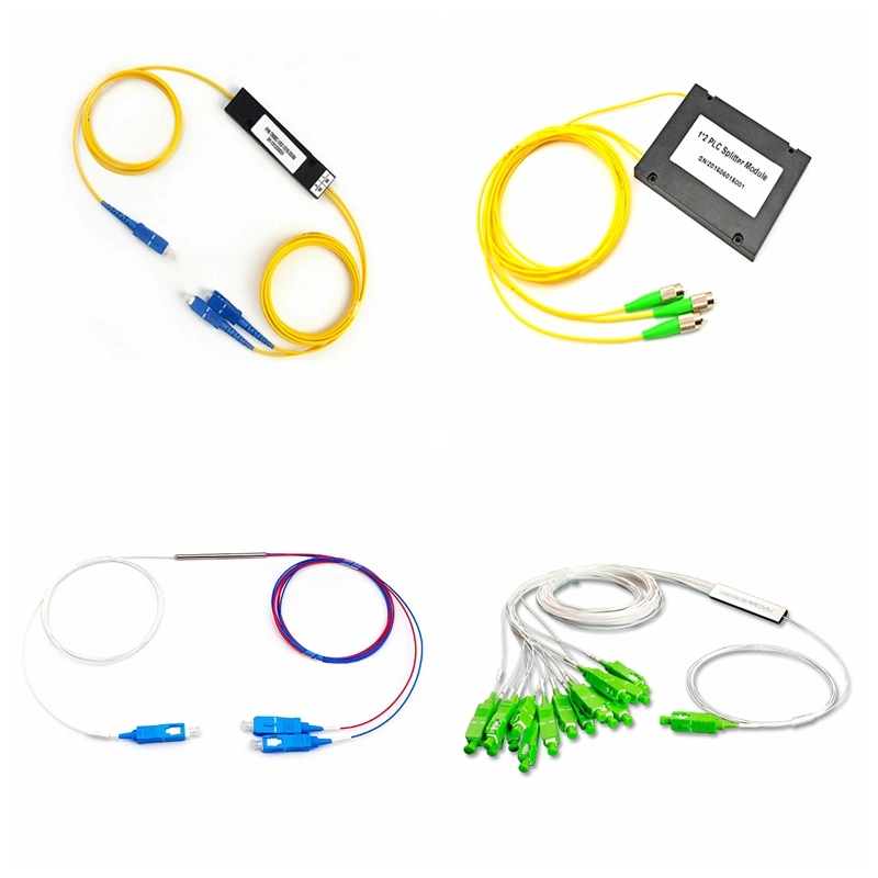 Micro Steel Tube PLC Splitter Sc Upc Mini Bare Fiber Optical Splitter