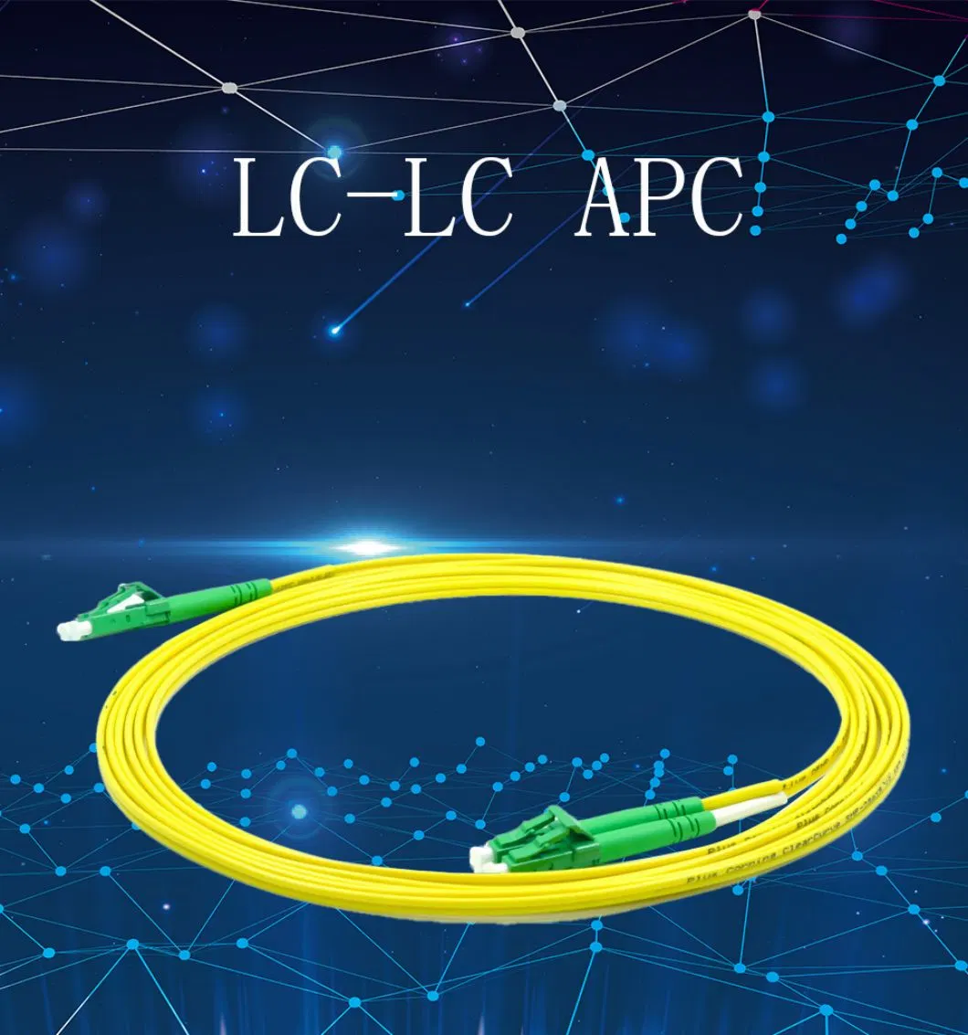 LSZH Drop Cable Patch Cord Duplex LC Upc Fiber Optic Patch Cable LC LC