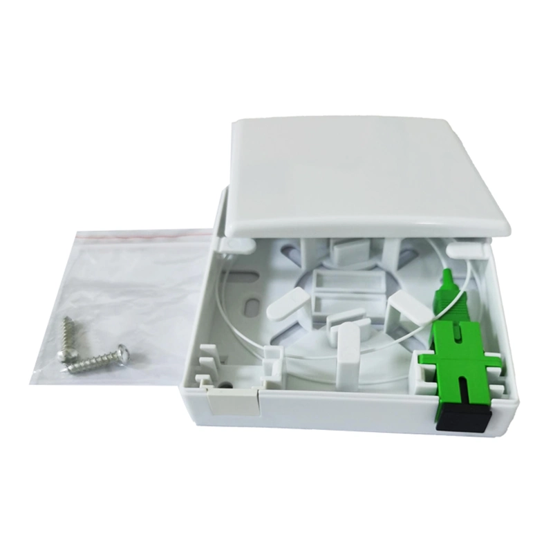 ABS Lightweight Optic Termination Box for FTTH Indoor Connection 8 Core Type