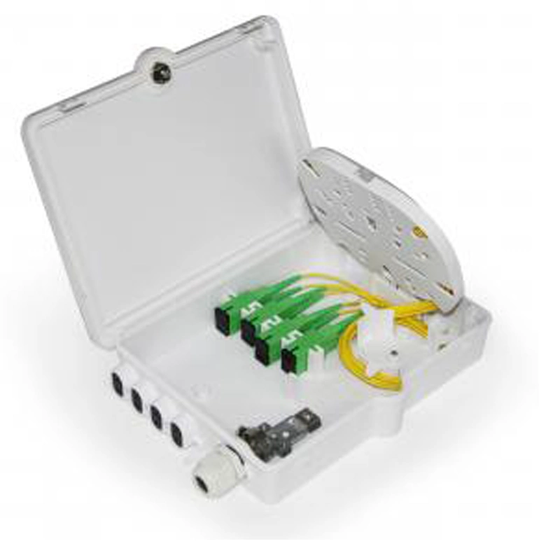 ABS Lightweight Optic Termination Box for FTTH Indoor Connection 8 Core Type