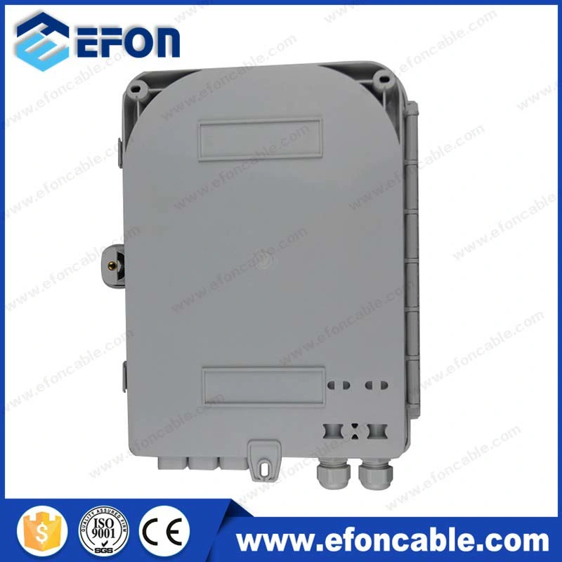 Fdb FTTH 24 Core White Black Fiber Optic Termination Box with Gland (FDB-024A)