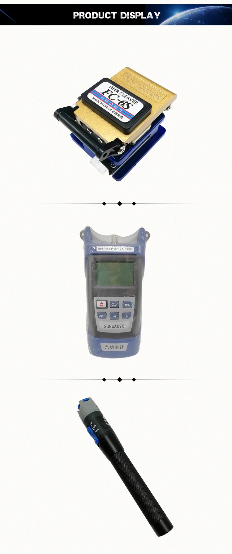 Fast Shipment Pre-Connection Adapter FTTH Tool Kit