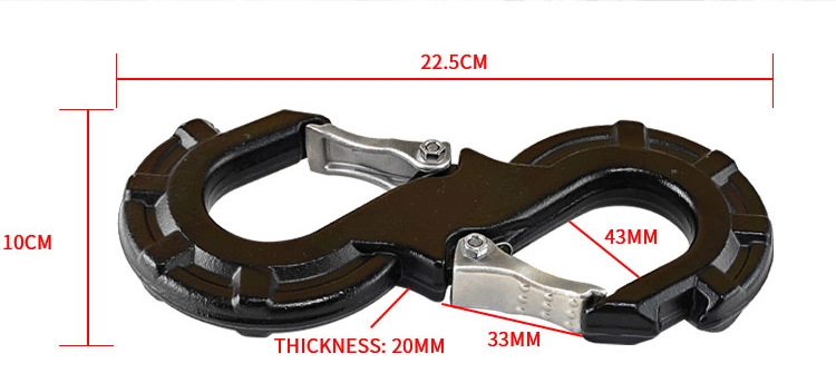 S Type Forged Hook Trailer Buckle Tow Hooks Trailer Towing Hook for Car