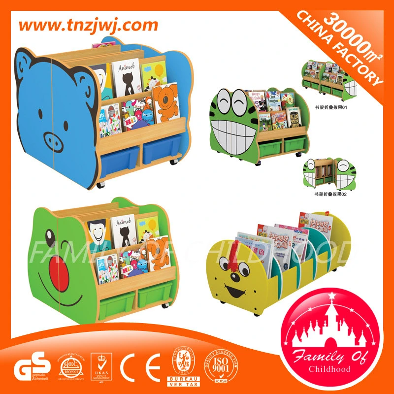 Children Wooden Bookshelf Kindergarten Cabinets