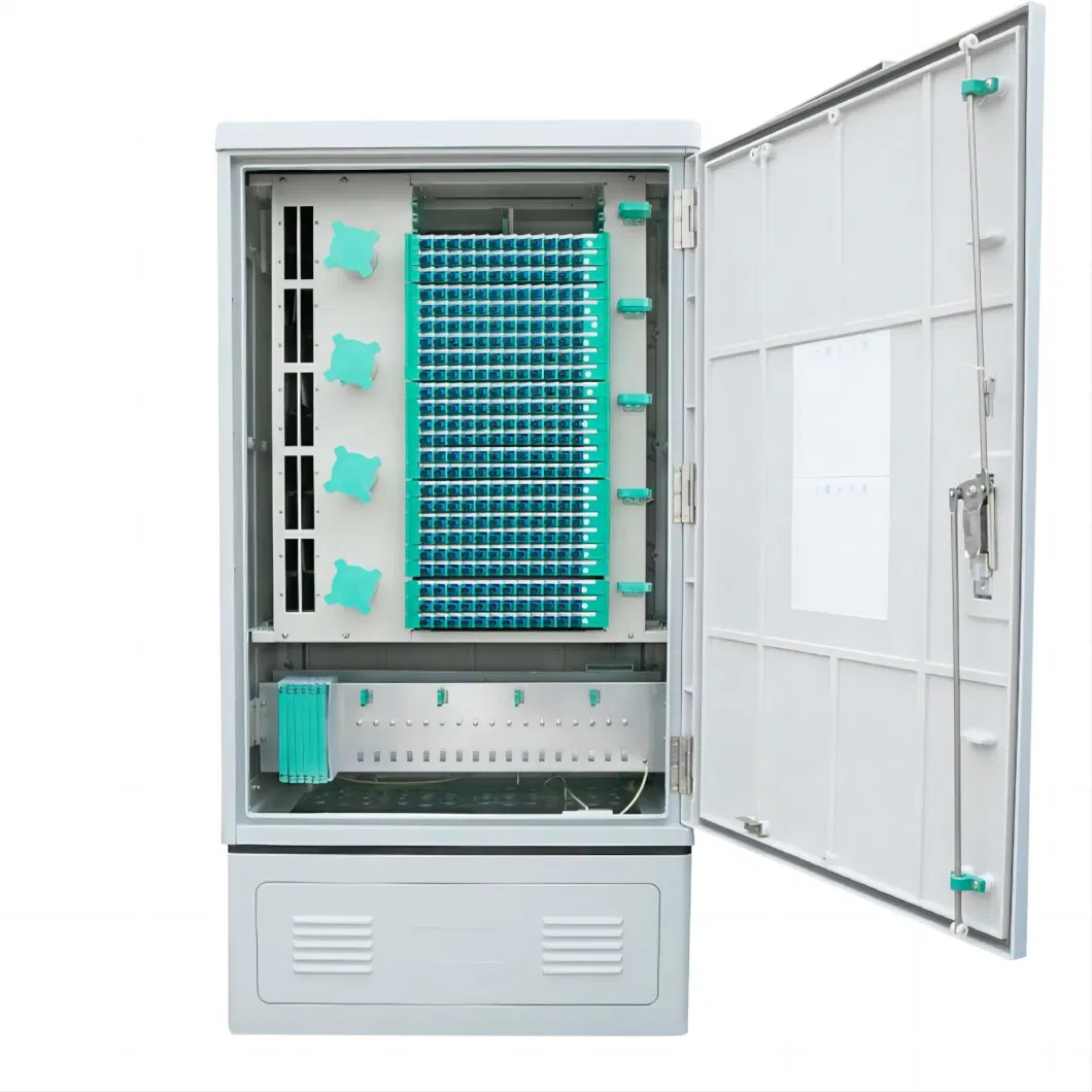 144 288 567 Core Fiber Optic Cross Connect Distribution Cabinet