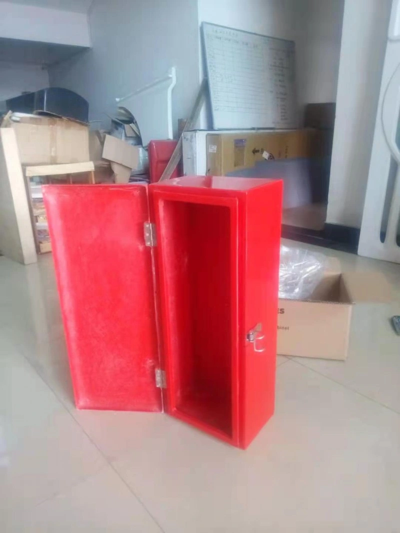 Red Polish Fiber Glass Fire Hose Cabinet/Box