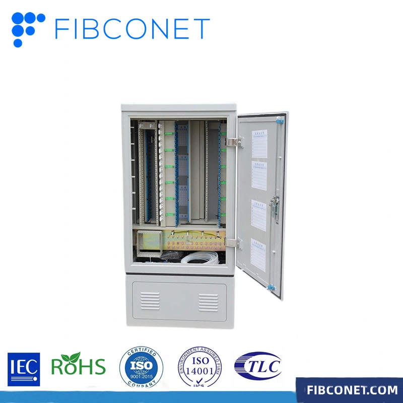 FTTH Optical SMC Outdoor ODF Fiber Optic Cross Connect Cabinet