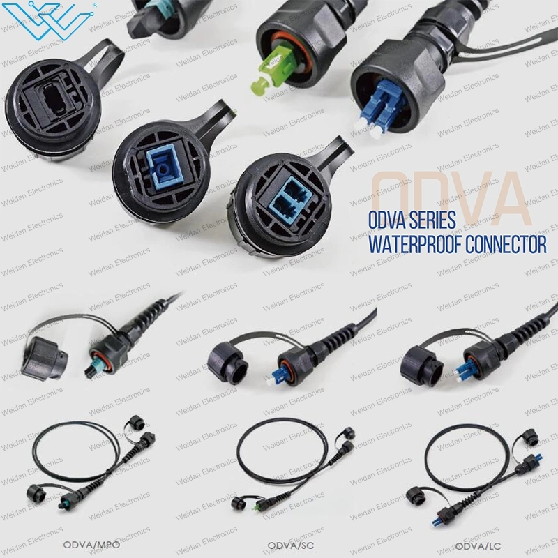 Odva Mpc/LC/Sc IP67 Waterproof Connectors Fiber Optic Patch Cable