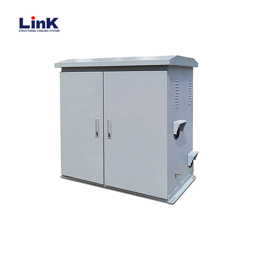 NEMA 4X Fiberglass-Reinforced Polyester Outdoor Rack Enclosure Cabinet with Clear Hinged Cover