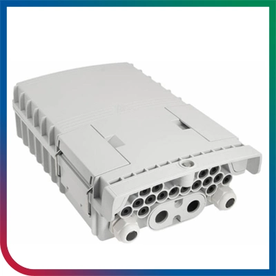 Aerial 8 16 24 Core Pole Mounted ABS Plastic FTTH FTTX Distribution Box Termination Box with Splitter Optical Junction Box