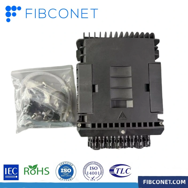 FTTH Wall/Pole Mounted Waterproof Outdoor/Indoor Plastic Optical Fiber Optic Junction Box