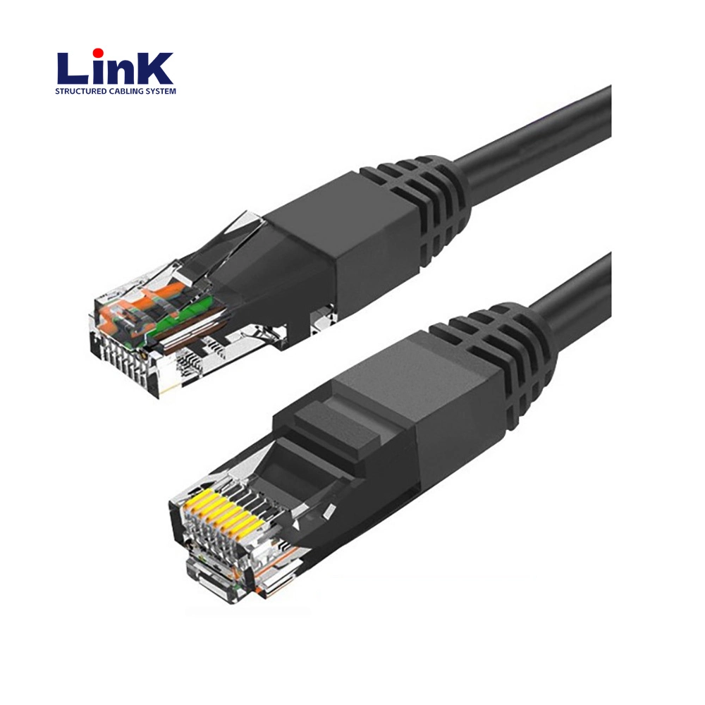 Computer Use RJ45 Connector Wiring PVC Jacket Copper Wire Cat5e CAT6 UTP FTP Indoor Network Cable Patch Cord