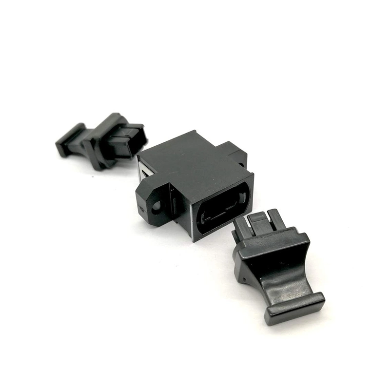 MPO PC/APC Connector Fiber Optic Adapter MPO-MPO, Reversable Key, Standard Footprint