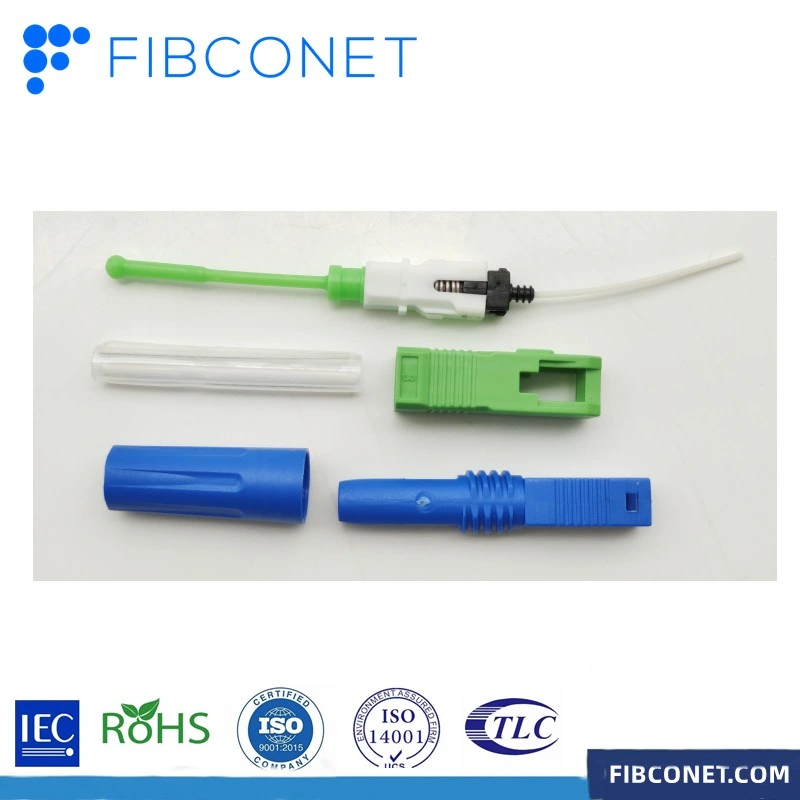 FTTH Fiber Optic Sc APC Hotmelt Type Optical Fast Connector