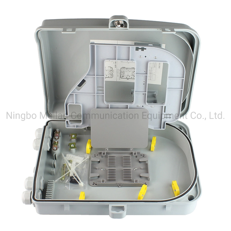 Outdoor ABS Plastic 16 Core Small FTTH Access Fiber Optic Terminal Box Cabinet