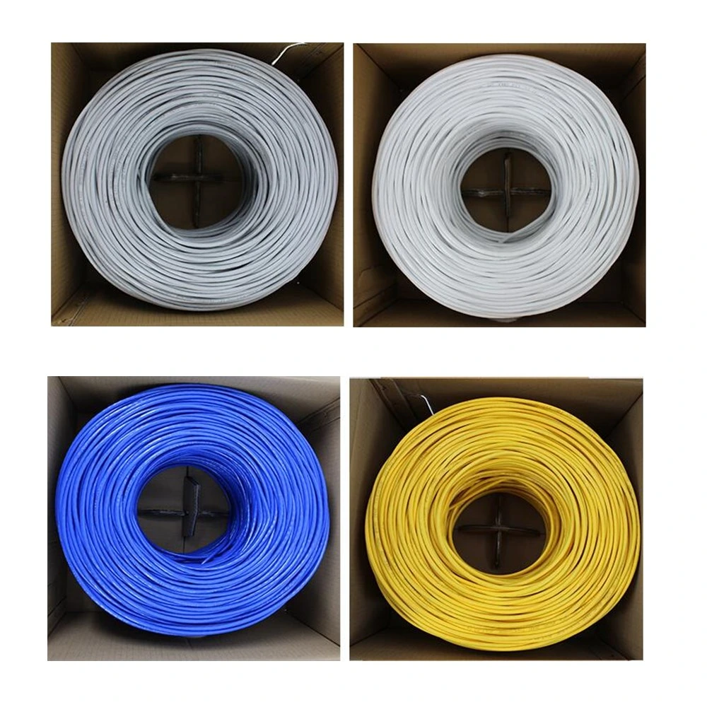 Computer Use RJ45 Connector PVC Jacket Copper Wire Cat 5e 6 Cat5e CAT6 UTP FTP Indoor Network Cable Patch Cord